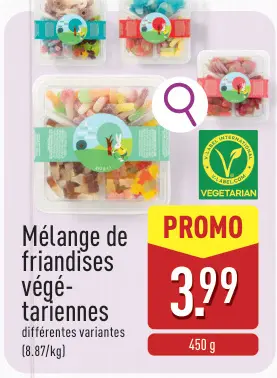 Offre: Mélange de friandises végétariennes