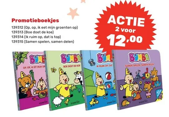Promotie: Bumba Promotieboekjes