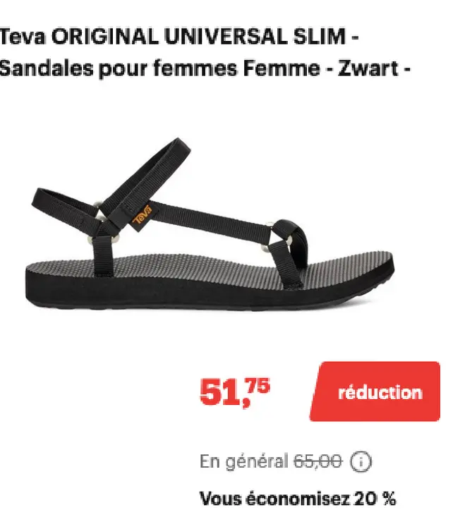 Offre: ORIGINAL UNIVERSAL SLIM - Sandales pour femme