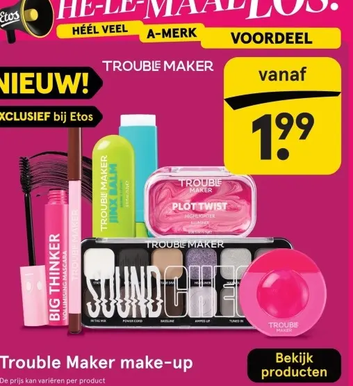 Aanbieding: Trouble Maker make-up