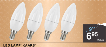 Aanbieding: LED LAMP 'KAARS'