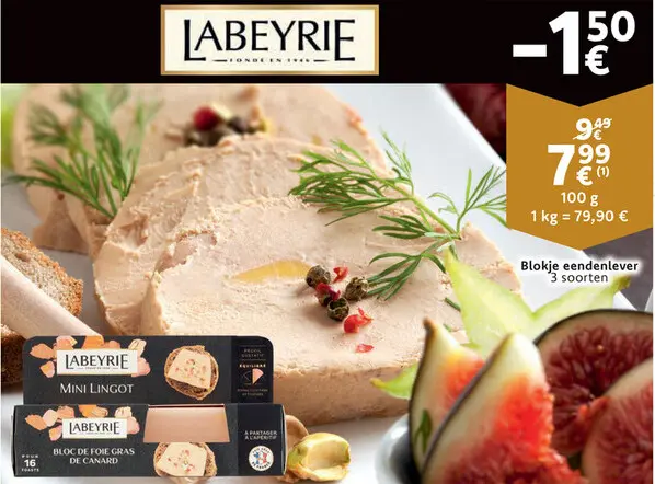 Promotie: Blokje eendenlever