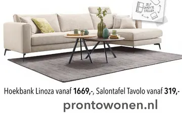 Aanbieding: Hoekbank Linoza
