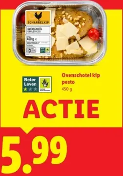 Aanbieding: Ovenschotel kip pesto