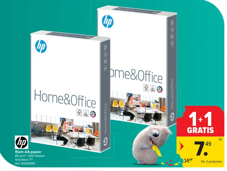 Promotie: Riem A4-papier