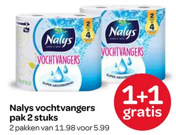 Aanbieding: Nalys vochtvangers