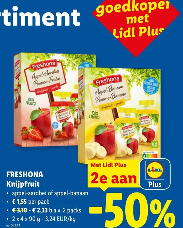 Promotie: Knijpfruit