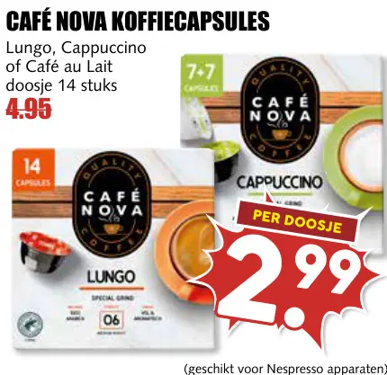 Aanbieding: Koffiecapsules