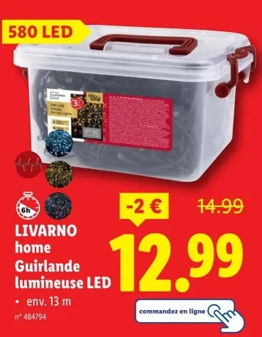 Offre: Guirlande lumineuse LED