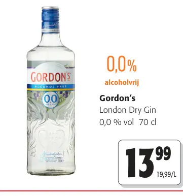 Promotie: London Dry Gin