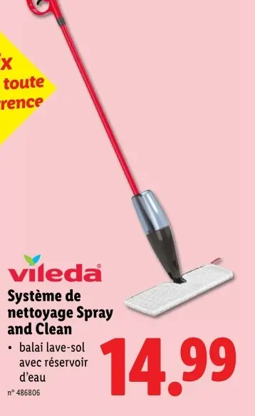 Offre: Système de nettoyage Spray and Clean