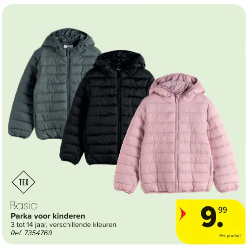 Promotie: Parka voor kinderen