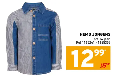 Promotie: Hemd jongens
