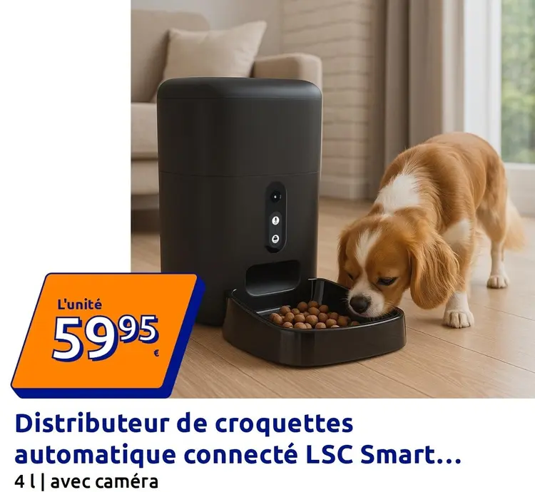 Offre: LSC Smart Connect Distributeur de croquettes automatique connecté