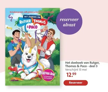 Aanbieding: Het doeboek van Rutger, Thomas & Paco - deel 
