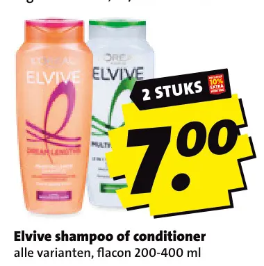 Aanbieding: Elvive shampoo of conditioner