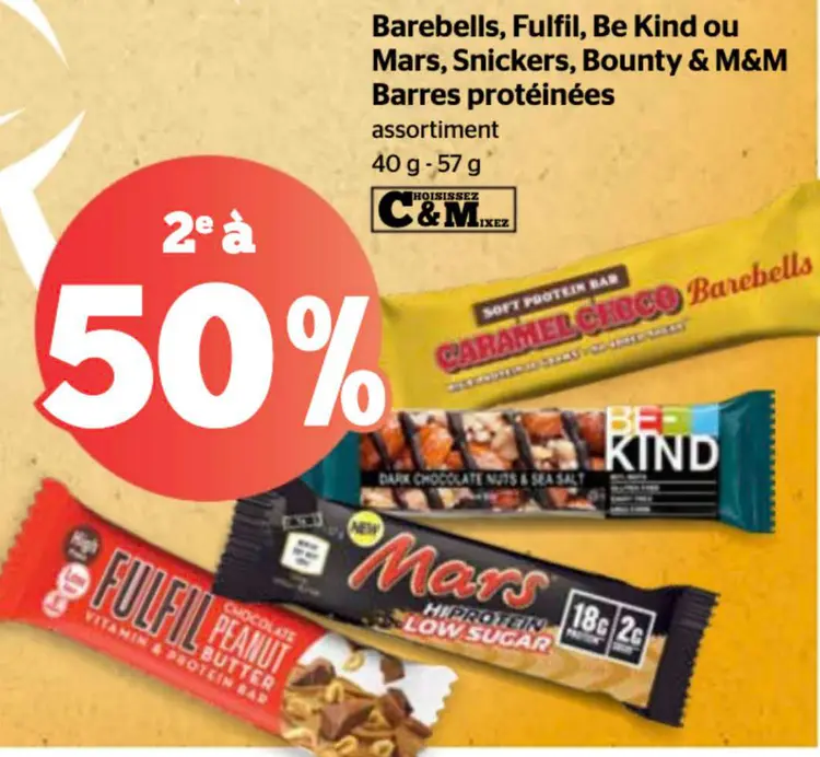 Offre: Barres protéinées