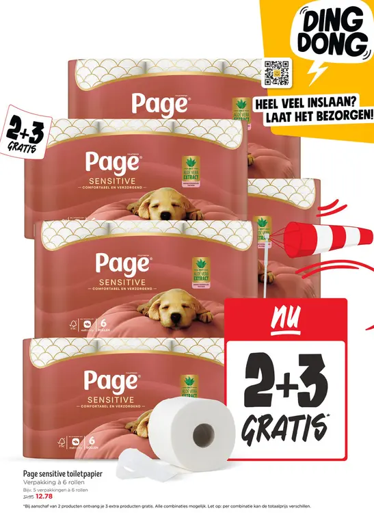Aanbieding: sensitive toiletpapier