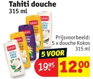Promotie: Tahiti douche