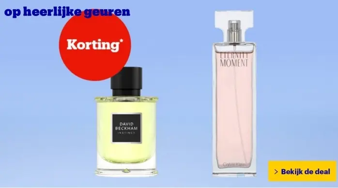 Aanbieding: David Beckham Instinct, Calvin Klein Eternity