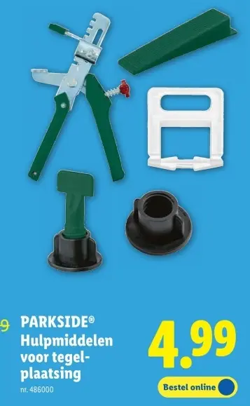 Aanbieding: Hulpmiddelen voor tegelplaatsing