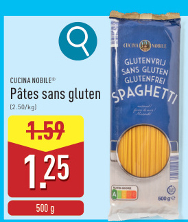 Offre: Pâtes sans gluten