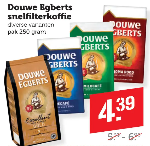 Aanbieding: snelfilterkoffie