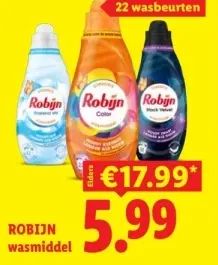 Aanbieding: Robijn wasmiddel