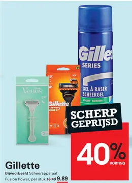 Aanbieding: Gillette Fusion Power Scheerapparaat