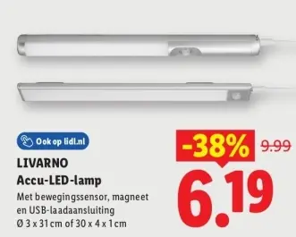 Aanbieding: Accu-LED-lamp