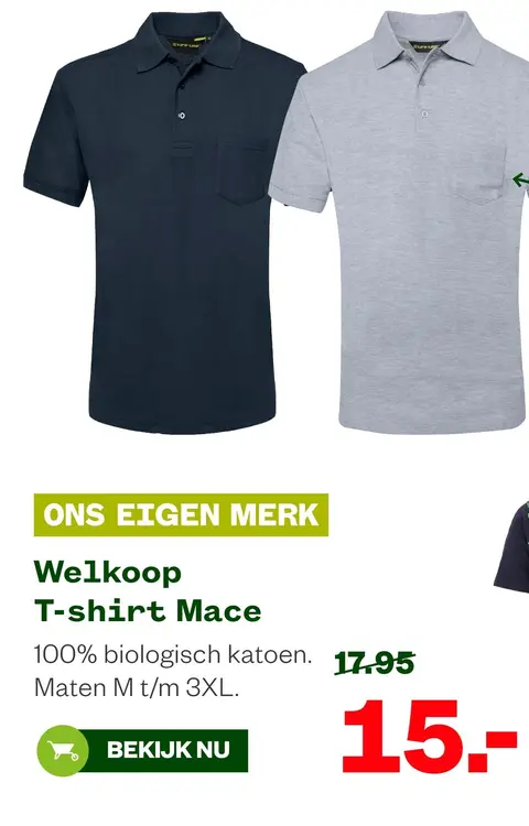 Aanbieding: Welkoop T-shirt Mace