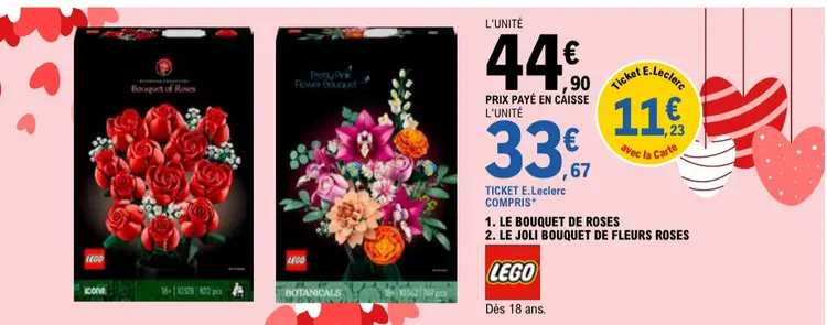 Promotie: Le bouquet de roses / le joli bouquet de fleu
