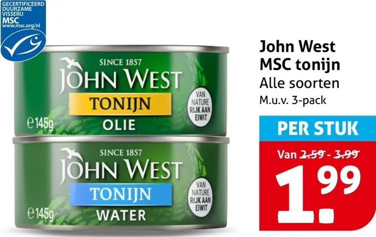 Aanbieding: MSC tonijn