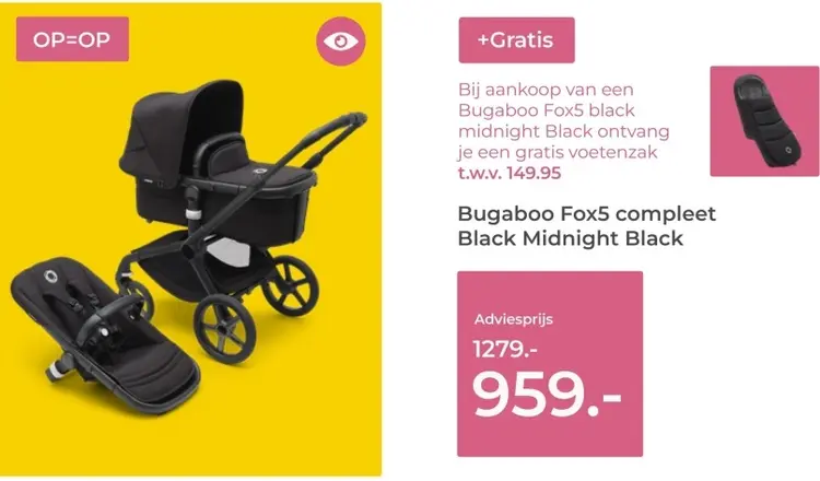 Aanbieding: Bugaboo Stroller System