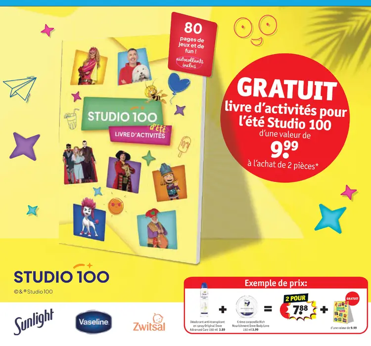Offre: Livre d'activités pour l'été