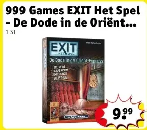 Aanbieding: 999 Games EXIT Het Spel - De Dode in de Oriënt Express