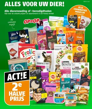 Aanbieding: Alle dierenvoeding of -benodigdheden
