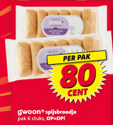 Aanbieding: spijsbroodje