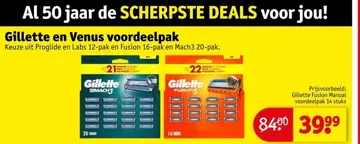 Aanbieding: Gillette en Venus voordeelpak