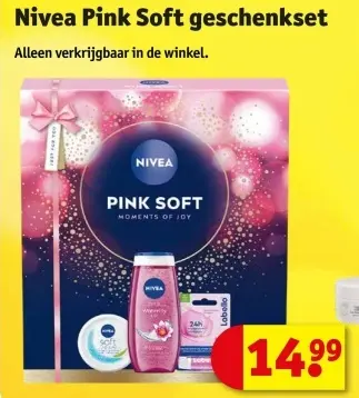 Promotie: Nivea Pink Soft geschenkset