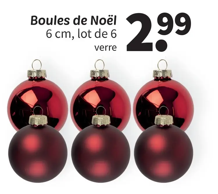 Offre: Boules de Noël