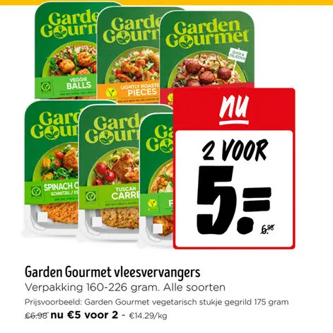 Promotie: vleesvervangers