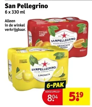 Aanbieding: San Pellegrino