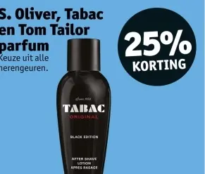 Promotie: S.oliver, tabac en tom tailor parfum