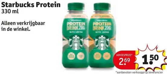 Aanbieding: Starbucks Protein
