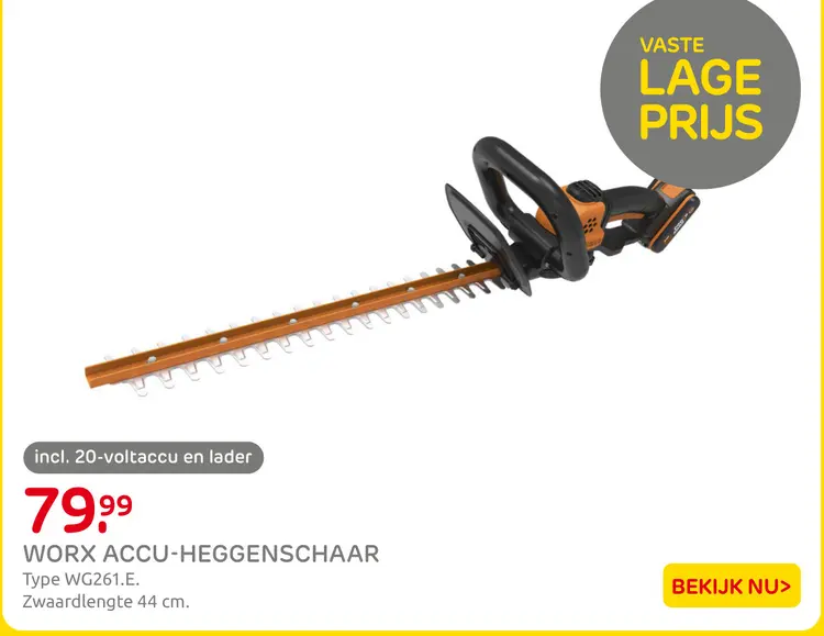 Aanbieding: Accu-heggenschaar