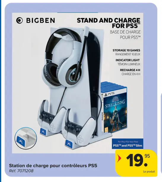 Offre: Stand and charge for ps5™