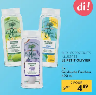 Offre: Gel douche Fraîcheur