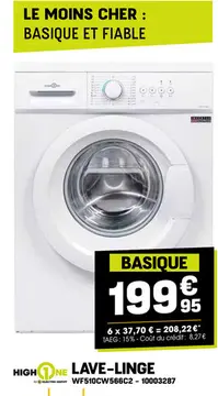 Offre: LAVE-LINGE