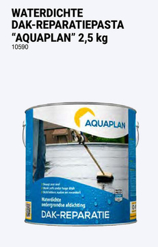 Aanbieding: Waterdichte dak-reparatiepasta Aquaplan